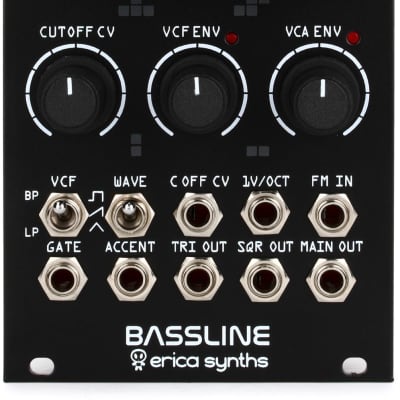 Erica Synths Bassline Analogue Synth Voice Eurorack Module image 1