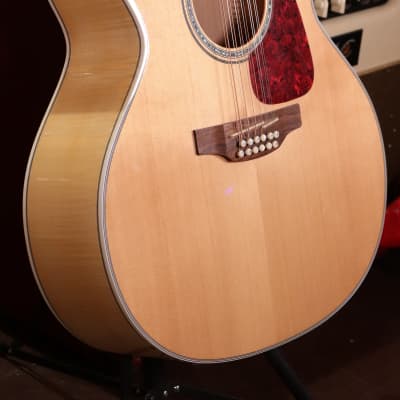 Takamine GJ72CE-12 NAT G-Series 12-String Jumbo Cutaway Acoustic/Electric Guitar - Natural Gloss image 6
