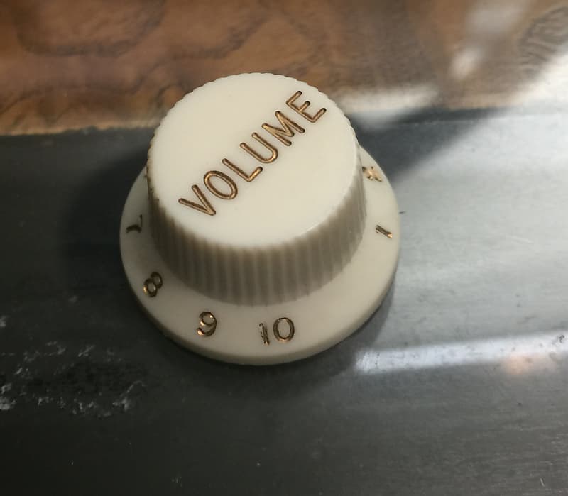 NOS Original Vintage Fender Stratocaster Volume Control Knob Reverb