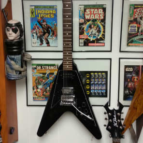 SALE:  Gibson Flying V 2007 Worn Black with Gibson Branded Kahler Tremolo image 4