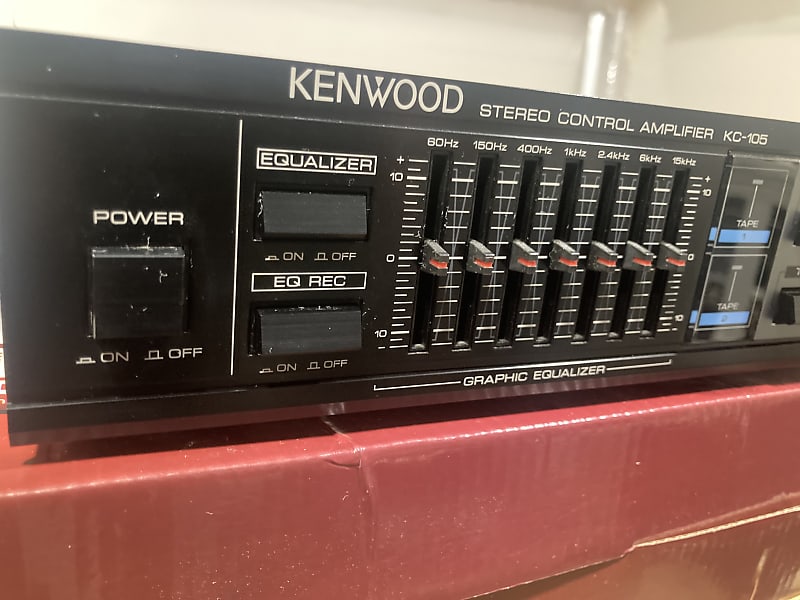 Kenwood KC 105 Pre amp - Black image 1
