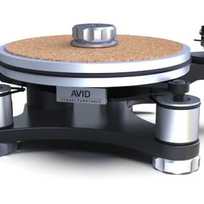 AVID HI Fi SEQUEL - Black or Silver Turntable - NEW! image 3