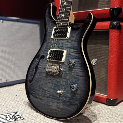 Paul Reed Smith PRS CE 24 Semi-Hollow Bolt-On Electric Guitar Faded Blue Smokeburst w/Bag image 1