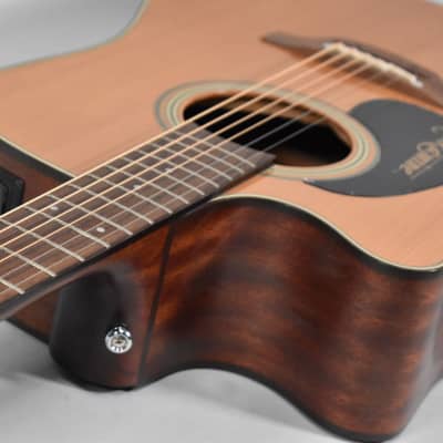 Takamine P1DC-LH Natural Finish Left-Handed Acoustic-Electric Guitar image 4