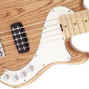 Fender American Deluxe Dimension Bass V 5-String Bass Guitar (Natural, Maple Fingerboard) (Used/Mint) image 3