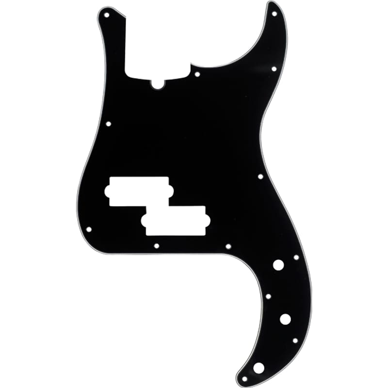 Fender Pickguard Standard P Bass Black 3-Ply - Pickguards for Bass Bild 1
