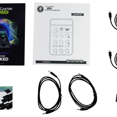 Mackie M Caster Live Streaming Podcasting Smartphone/USB Mixer+MC-150 Headphones image 16
