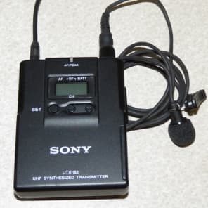 値下げーSONY URX-P2 UTX-B2 ワイヤレスマイクセット Sony UTX-B2 UHF Wireless Microphone Transmitter & Sony URX