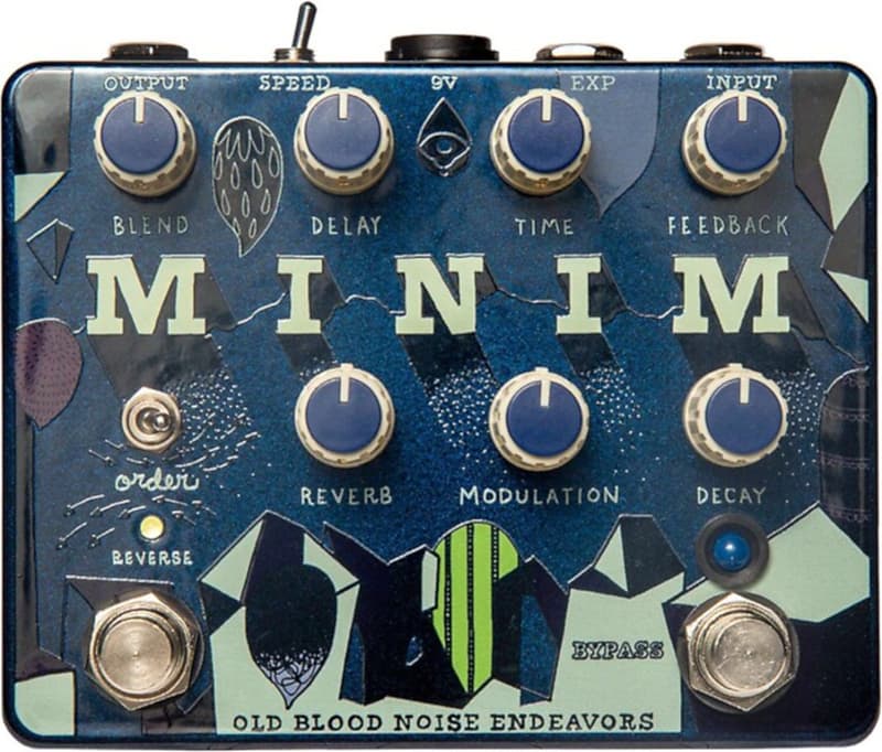 Old Blood Noise Minim Reverb Delay & Reverse Immediate Ambience Machine Pedal image 1