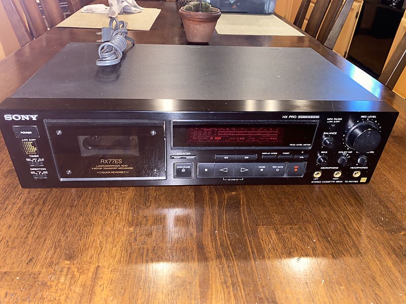 Sony TC-RX77ES Stereo Cassette Deck  			