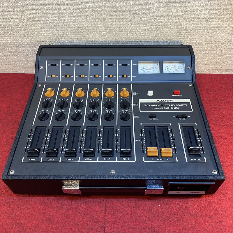 Azden SX-008 6 channel Echo mixer with built in spring | Reverb