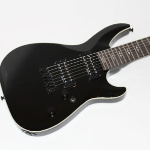 B.C. Rich VLE7BK Villain Escape 7 Black 7-String Electric