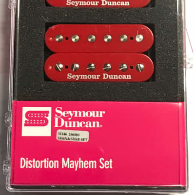 Seymour Duncan Distortion Mayhem Red & Black Humbucker Guitar