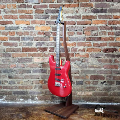 Stinger MIJ S-Style Electric Guitar (1980s Fiesta Red) image 11