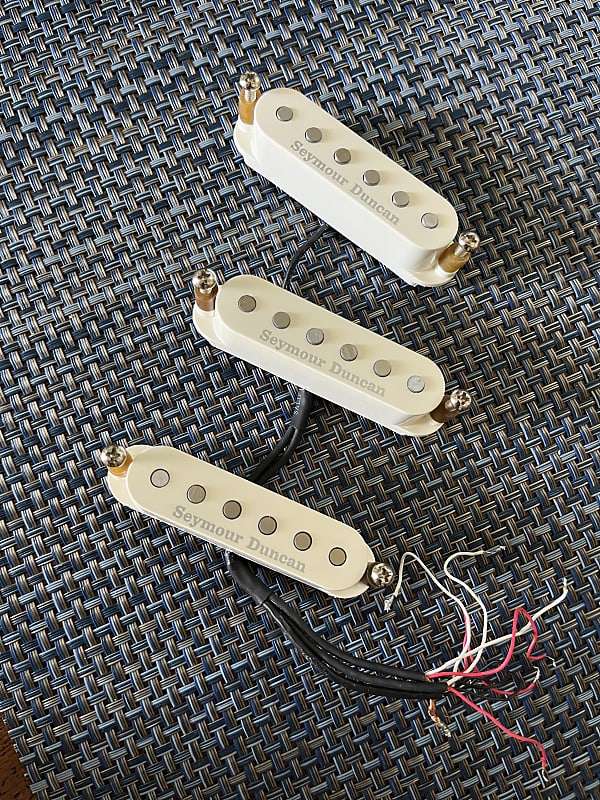 Seymour Duncan Noiseless Stack Stratocaster Pickup Set Parchment STK-S4  STK-S7 bridge 2021