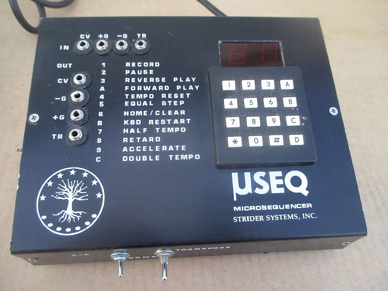70's STRIDER SYSTEMS MICROSEQUENCER USEQ | Reverb