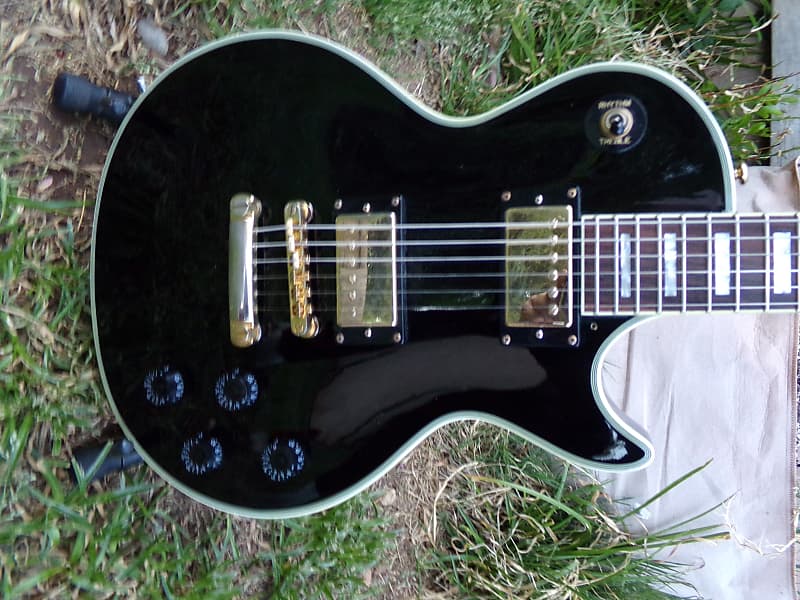 ギター Grass Roots ESP Les Paul Custom G-LP-60C Grass Roots By ESP Les Paul Custom Type White Electric