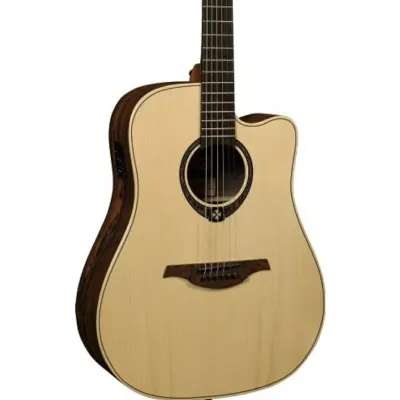 Lag T270DCE Tramontane Dreadnought Cutaway Acoustic-Electric Guitar image 1