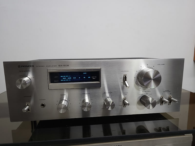 Pioneer SA-508 Stereo Amplifier Recapped Operational  			