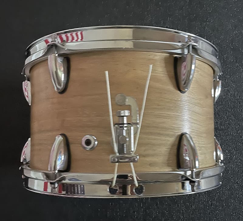 PURITAN DRUM CO. 12” x 7” Snare Drum 2023 - Grey Elm Clear Lacquer image 1
