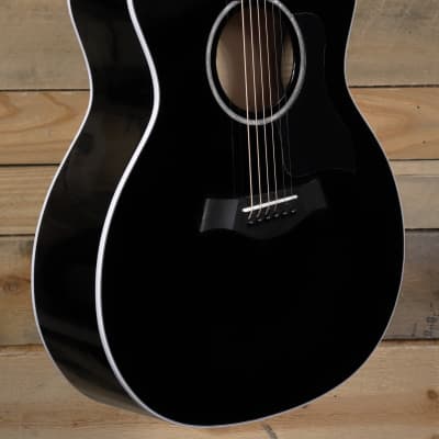 Taylor 214ce Deluxe Acoustic/Electric Guitar Black w/ Case image 1