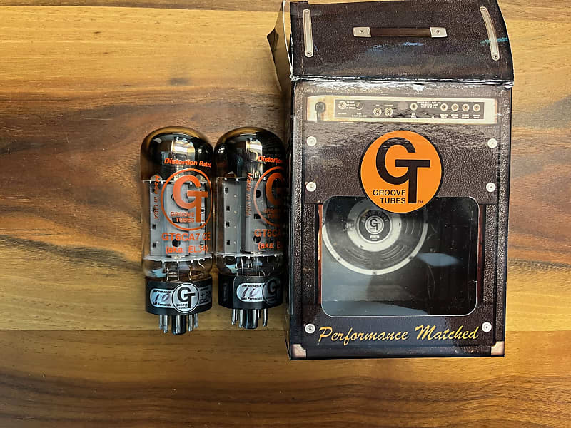 Groove Tubes GE 6CA7 EL34 Fat Bottle matched pair