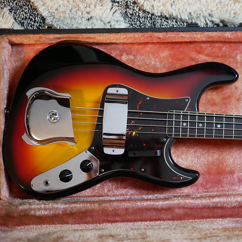 Guyatone EB-25 1970s Shortscale Bass, Made in Japan, 3 Tone