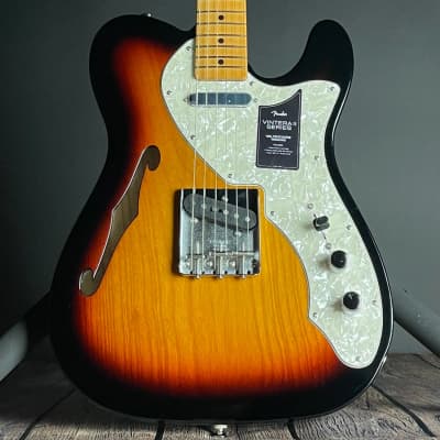 Fender Vintera II '60s Telecaster Thinline, Maple Fingerboard- 3-Color Sunburst (MX23045297) image 1