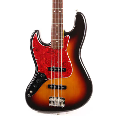 Fender MIJ '60s Jazz Bass 3-Tone Sunburst Used image 7