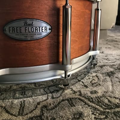 Pearl Free Floating 6.5x14 Maple/Mahogany Snare Drum FTMMH1465322