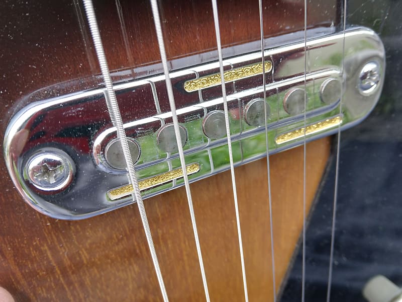 【匿名配送】TEISCO KEP-10T 1960年代製 60s TEISCO Thinline Sunburst Hollow-Body Electric Guitar KEP