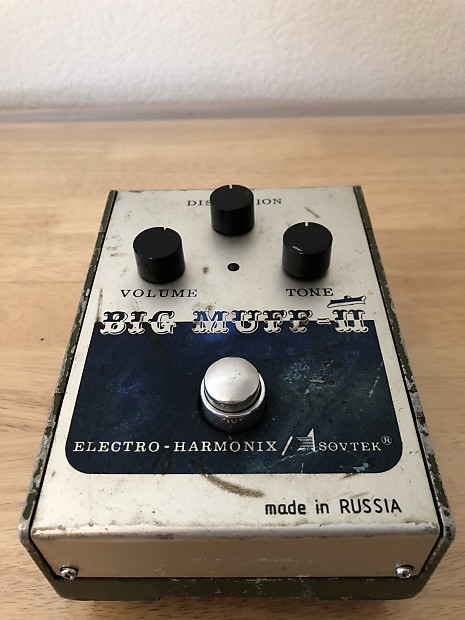 Sovtek Big Muff Pi V7 (Civil War) 90's Blue and Green