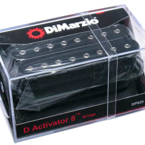 DiMarzio DP820BK D-Activator 8-String Bridge Humbucker