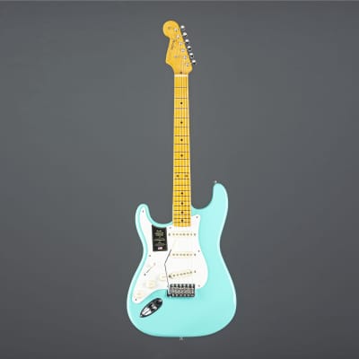 Fender American Vintage II 1957 Stratocaster LH MN Seafoam Green - Electric Guitar Bild 2