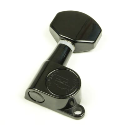 Hipshot Classic Black 3x3 enclosed tuners with UMP - 6K2EN0B