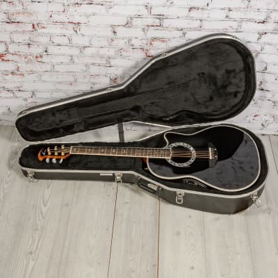 Ovation Custom Legend C779LX Acoustic-Electric Guitar, Black w/ Original Case x5142 (USED) image 14