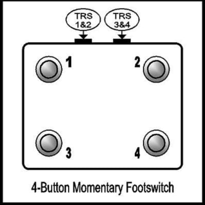 MM4B Four Button Momentary Remote Footswitch Pedal for Kemper and other effects image 7