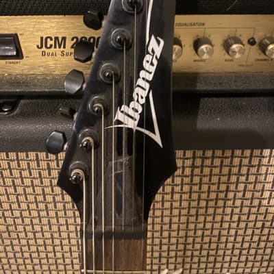 Ibanez 7 String Guitar RG7421-BK Standard w/ custom Seymour Duncan Nazgûl bridge pickup  - Black image 2