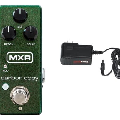 MXR M299 Carbon Copy Mini + Gator 9V Power Supply Combo for sale