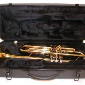 Rossetti Bb Trumpet with 1 Year Warranty Lacquer Plated Hardshell Case