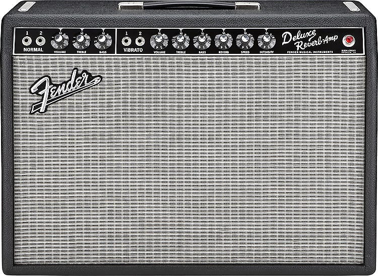 Fender '65 Deluxe Reverb 22W 1x12 Tube Combo Amp image 1
