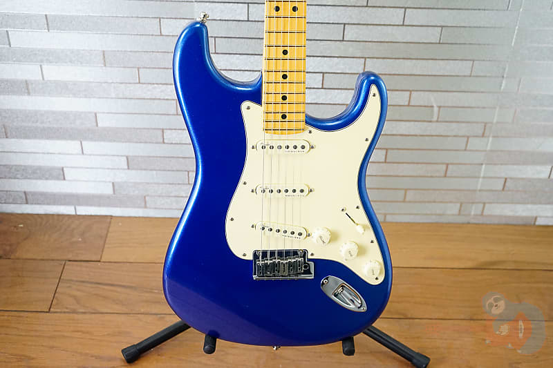Fender American Ultra Stratocaster with Maple Fretboard - Cobra Blue image 1