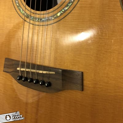 Klema K300JS-CE Cutaway Acoustic Electric Guitar Natural w/ Gig Bag image 11