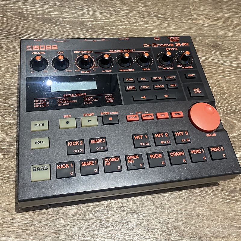Boss DR 202 Dr. Groove 2000s Black