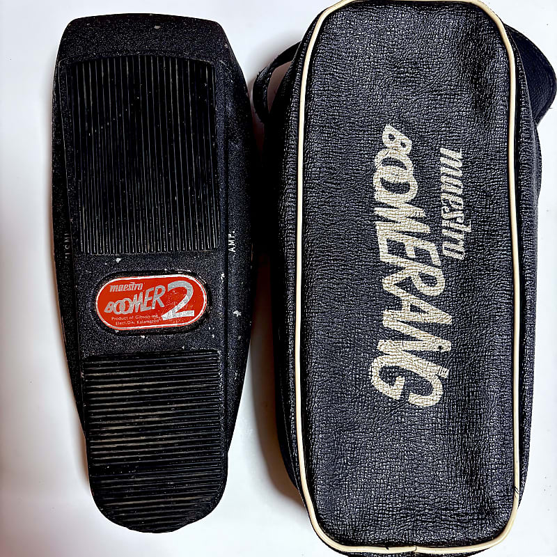 Maestro Boomerang BG-2 Wah Guitar Pedal w/ Bag — Vintage 1972–76