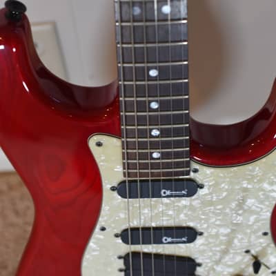 Charvel ST Custom Stratocaster Style - MIJ 1990s Candy Apple Red - w/ OHSC image 4