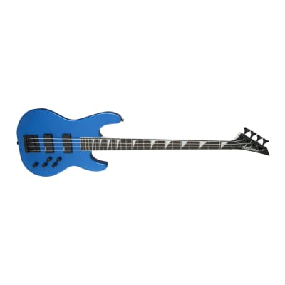 Jackson JS Series Concert Bass JS3 Poplar Body 4-String Guitar with Amaranth Fingerboard and 3-Band EQ (Right-Handed, Metallic Blue) image 3