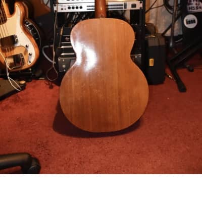 Beautifully worn Harmony H1407 F-hole Patrician 1958 arch top acoustic guitar image 8