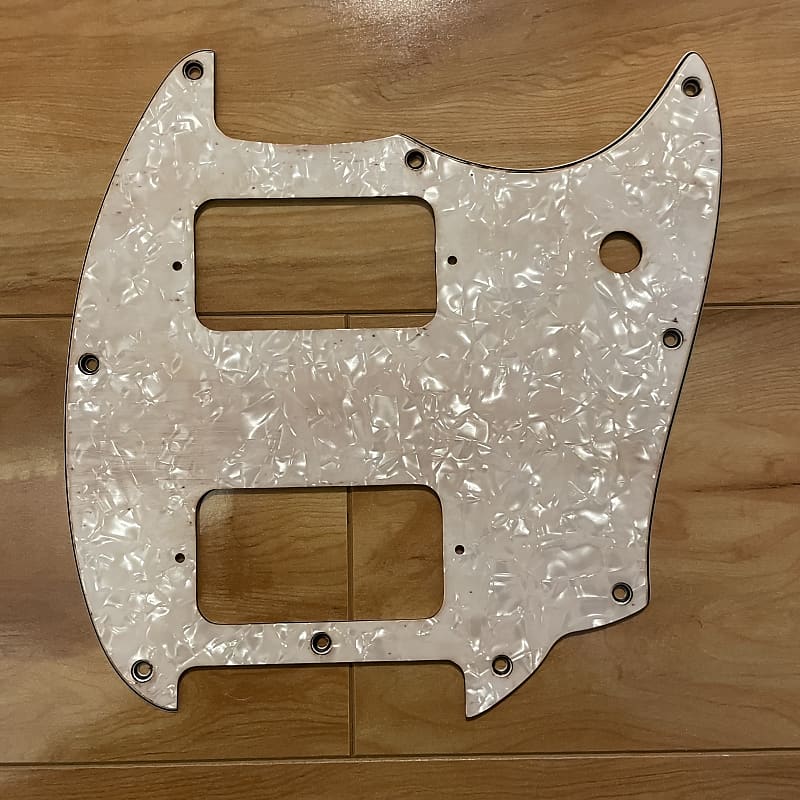 Squier Bullet Mustang Hh Aged Pearloid Pickguard Reverb 6451