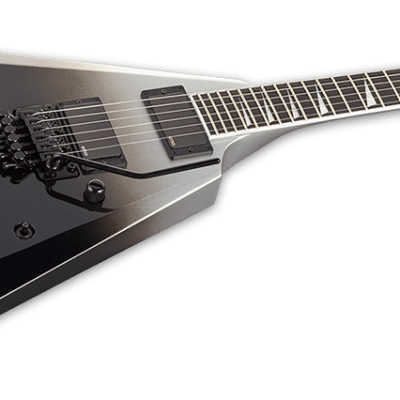 ESP E-II Arrow Black Silver Fade Electric Guitar + Hardshell Case EII MIJ - BRAND NEW image 2
